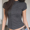 olivia button top