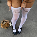 dump him knee high socks
