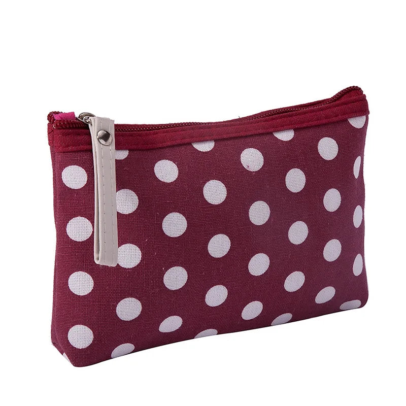 polka dot pouch bubblegum