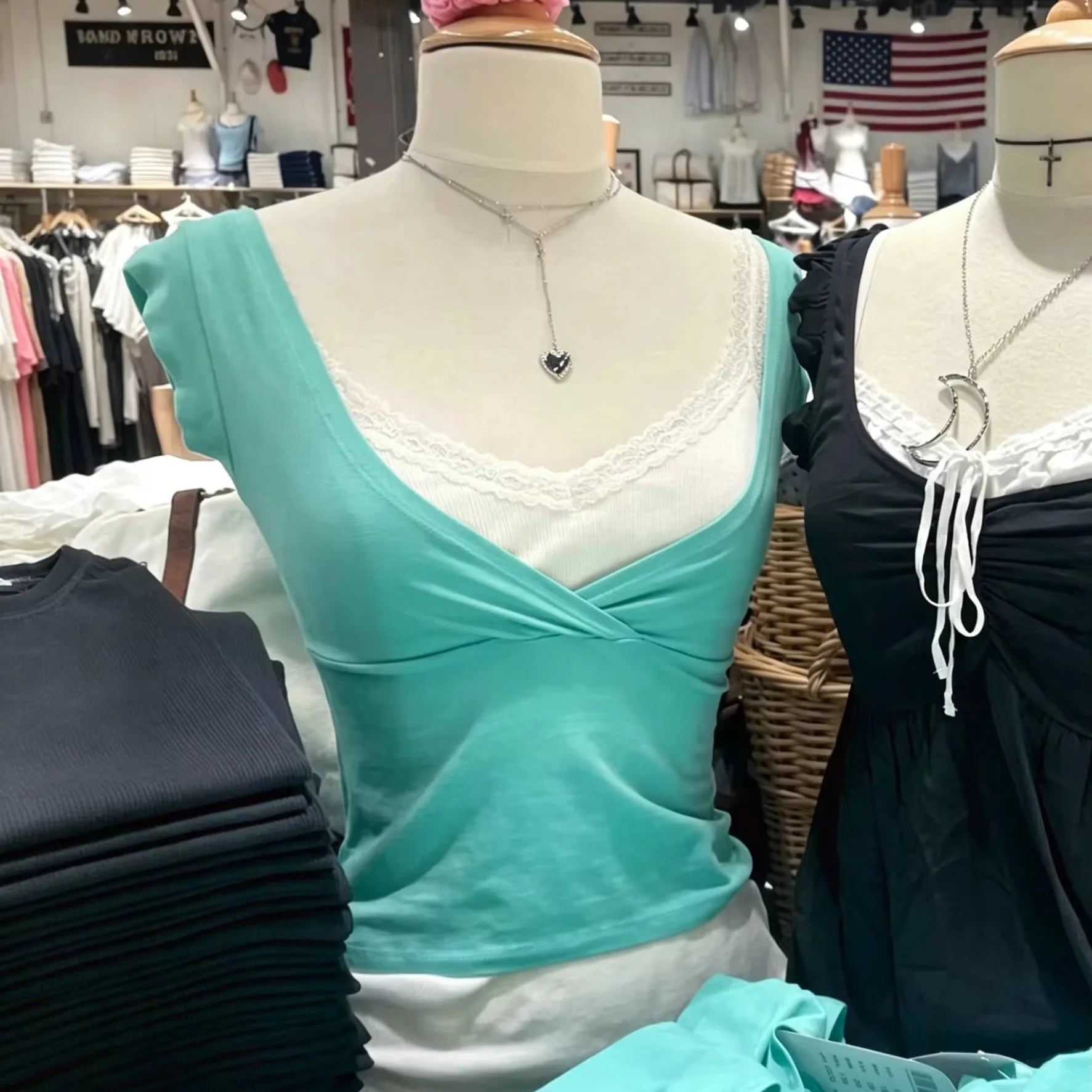 ivy top aqua