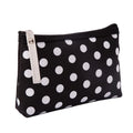 polka dot pouch baby blue